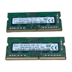 2 Barrettes mémoire DDR4 Sodimm 4 Go PC4 2400T