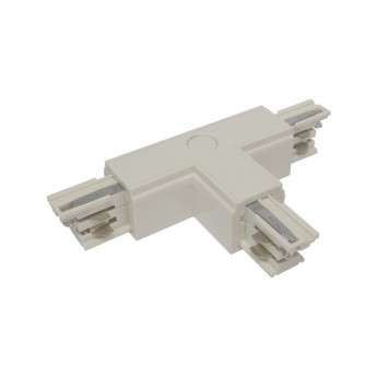Connecteur  Triphase forme T Circuit  Interieur  Droit  Blanc IP20