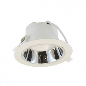 Downlight LED Blanc rond Basse Luminance Ø230mm 25W 3000°K   Perçage 150 mm