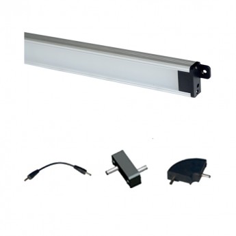 Reglette LED 305mm 5W   4000°K et Kit d'extension