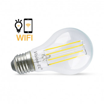 Ampoule LED E27 Connectée WIFI 7W 4000°K + Dimmable