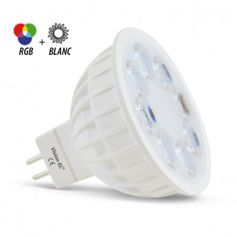 Ampoule LED GU5.3 4W RGB+BLANC