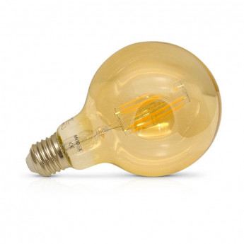 Ampoule G95 à filament led Visio 4 watts 2700K GOLDEN 380lms