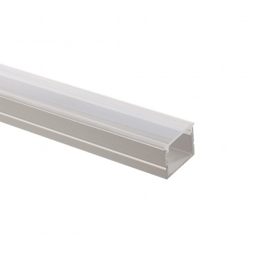 Profilé en aluminium 1m  pour ruban Led  220V AC monochrome disponible  en  transparent .