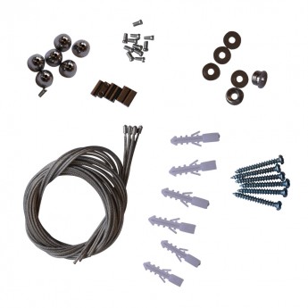 Kit de suspension pour panneaux leds 6 câbles ( pour dalle 30/120 et 60/120)