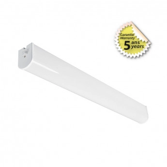 Réglette LED Salle de bain + Interrupteur ON/OFF 600mm 15W 1400LM 3000K - Garantie 5 ans