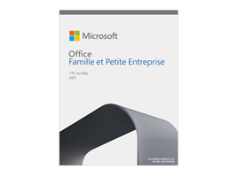 Logiciels Microsoft Office (PKC) MICROSOFT OFFICE 2021 FAMILLE & PETITE ENTREPRISE