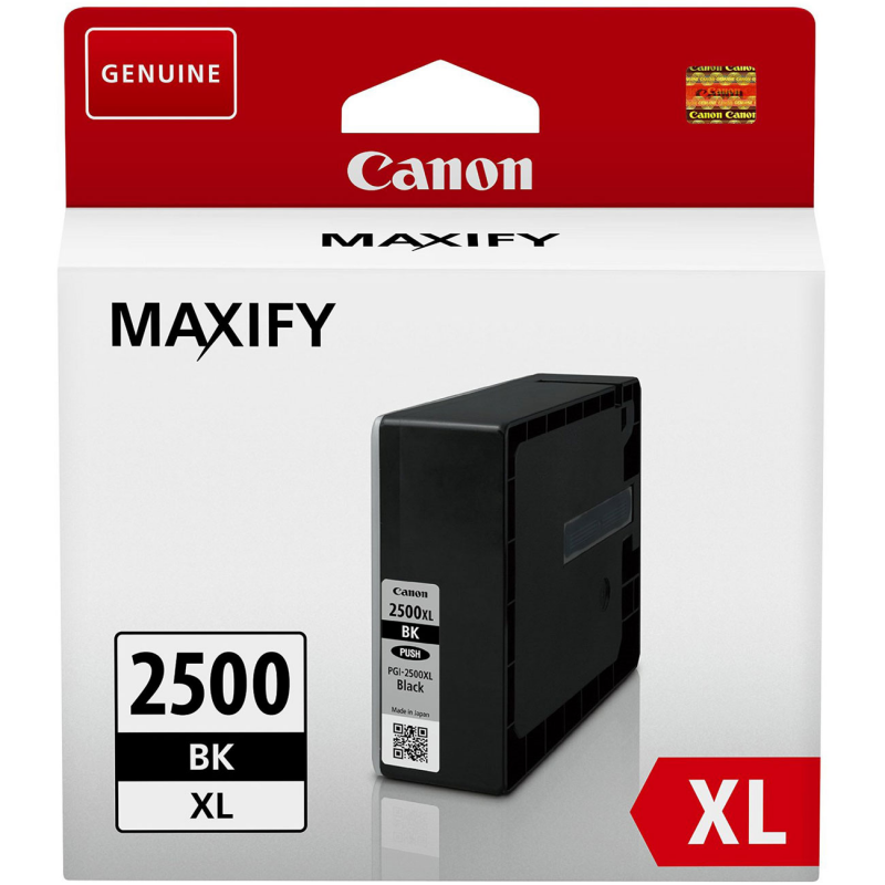 Consommable Canon Jet d'encre CANON PGI-2500XL BK - CARTOUCHE NOIR (HAUTE CAPACITE)