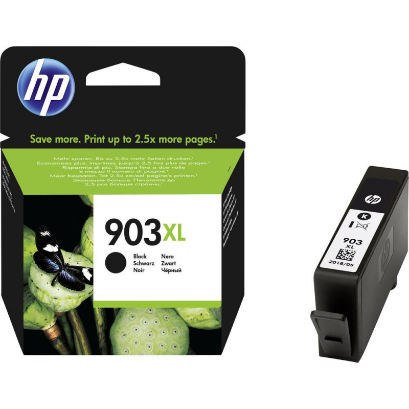 Consommable HP Jet d'encre HP N°903XL - CARTOUCHE NOIR (HAUTE CAPACITE)