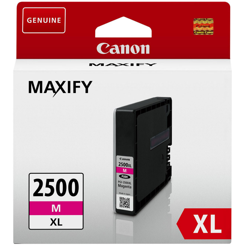 Consommable Canon Jet d'encre CANON PGI-2500XL M - CARTOUCHE MAGENTA (HAUTE CAPACITE)