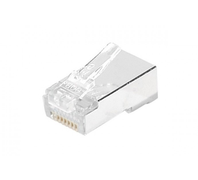 Accessoires RJ45 PRISE RJ45(M) A SERTIR (MULTIBRIN) CAT.6a (STP) + INSERT (PAR 10)