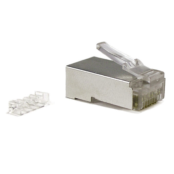 Accessoires RJ45 PRISE RJ45(M) A SERTIR (MULTIBRIN) CAT.6 (STP) + INSERT (PAR 10)