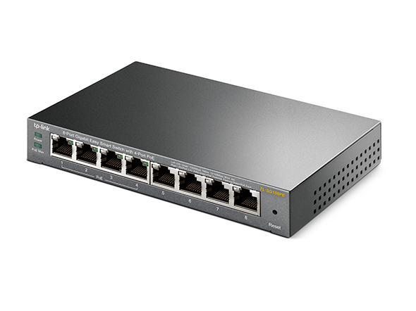 Hubs/Switchs TP-LINK - SWITCH EASY SMART 8x10/100/1000MB, POE (TL-SG108PE)