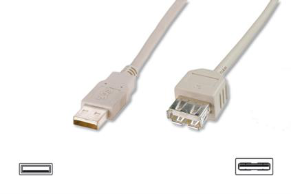 Câbles USB RALLONGE USB 2.0 TYPE A(M) VERS USB 2.0 TYPE A(F) - 5M