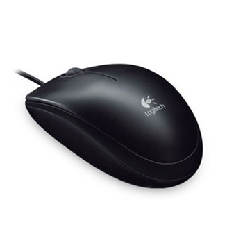 Souris (OEM) LOGITECH OPTICAL MOUSE B100 (USB, NOIR)