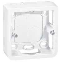 Accessoires réseau LEGRAND MOSAIC - CADRE SAILLIE 2 MODULES, PROFONDEUR 40MM (BLANC)