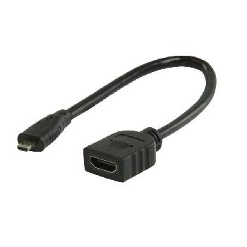 Câbles HDMI ADAPTATEUR HDMI(F) VERS MICRO HDMI(M) - 0.15M