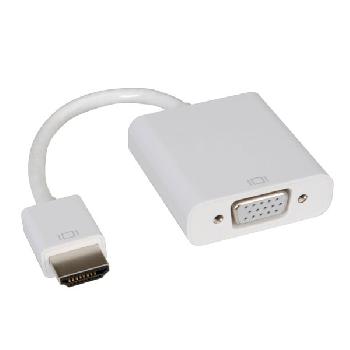 Câbles HDMI ADAPTATEUR HDMI(M) VERS VGA(F) + JACK 3.5(F) - ACTIF - 0.15M