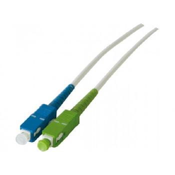 Câble fibre optique JARRETIERE FIBRE OPT. SIMPLEX MONO. OS2 9/125 - SC-APC/SC-UPC - 5,0M