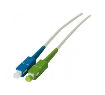 Câble fibre optique JARRETIERE FIBRE OPT. SIMPLEX MONO. OS2 9/125 - SC-APC/SC-UPC - 10,0M