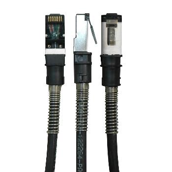 Câbles réseaux RJ45 PATCHSEE CABLE CAT6a RJ45(M) U/FTP 0.6M NOIR (CUIVRE,500MHZ,LSZH)
