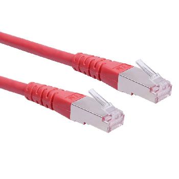 Câbles réseaux RJ45 CABLE CAT6 RJ45(M) BLINDE F/UTP 0.5M ROUGE (CUIVRE,250MHZ)