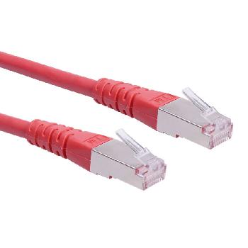 Câbles réseaux RJ45 CABLE CAT6 RJ45(M) BLINDE F/UTP 1M ROUGE (CUIVRE,250MHZ)