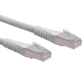 Câbles réseaux RJ45 CABLE CAT6 RJ45(M) BLINDE F/UTP 1M GRIS (CUIVRE,250MHZ)