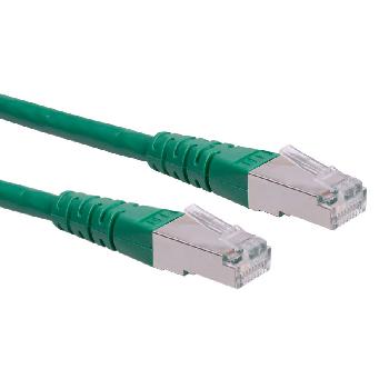 Câbles réseaux RJ45 CABLE CAT6 RJ45(M) BLINDE F/UTP 0.5M VERT (CUIVRE,250MHZ)