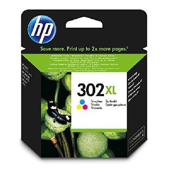 Consommable HP Jet d'encre HP N°302XL - CARTOUCHE 3 COULEURS (HAUTE CAPACITE)