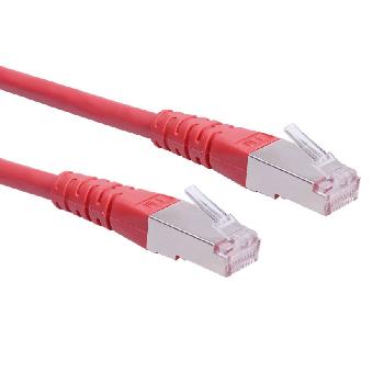 Câbles réseaux RJ45 CABLE CAT6 RJ45(M) BLINDE F/UTP 0.3M ROUGE (CUIVRE,250MHZ)