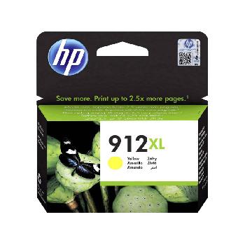 Consommable HP Jet d'encre HP N°912XL - CARTOUCHE JAUNE (HAUTE CAPACITE)