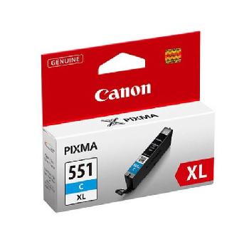 Consommable Canon Jet d'encre CANON CLI-551 C XL - CARTOUCHE CYAN (HAUTE CAPACITE)