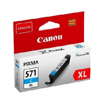 Consommable Canon Jet d'encre CANON CLI-571 C XL - CARTOUCHE CYAN (HAUTE CAPACITE)