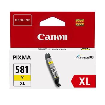 Consommable Canon Jet d'encre CANON CLI-581 Y XL - CARTOUCHE JAUNE (HAUTE CAPACITE)