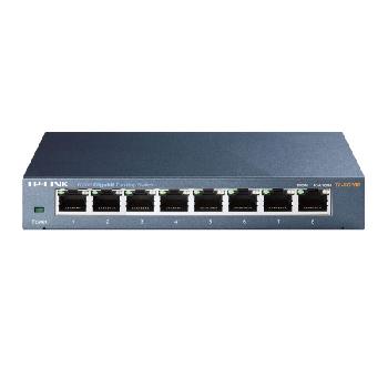 Hubs/Switchs TP-LINK - SWITCH 8x10/100/1000MB (TL-SG108)