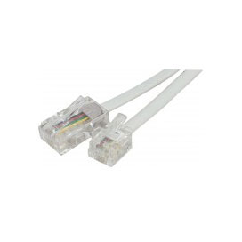 Câbles et adaptateurs téléphonie CORDON TELEPHONE NON BLINDE RJ11(M) VERS RJ45(M) - 15M (CABLAGE 2:3,3:4,4:5,5:6)