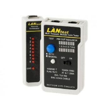 TESTEUR RESEAU PRO (BNC, RJ45, RJ12, RJ11)