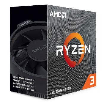Processeurs AMD (AM4) AMD RYZEN 3 4100 WRAITH STEALTH (3.8GHZ,X4,AM4,65W,VENTIL.,BOITE)