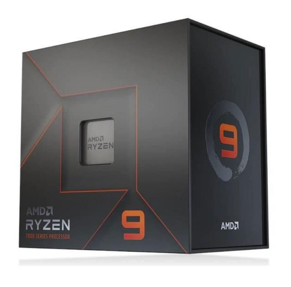 Processeurs AMD (AM5) AMD RYZEN 9 7950X (4.5GHZ,X16,AM5,170W,SANS VENTIL.,BOITE)