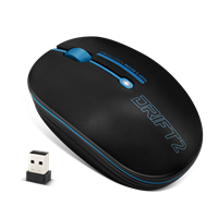 Souris ADVANCE WIRELESS DRIFT 2 MOUSE (USB,  BLEU)