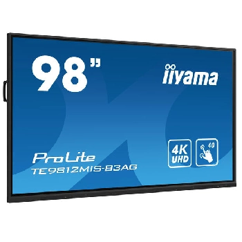 Affichage dynamique IIYAMA TE9812MIS-B3AG - 97.5 IPS TACT. (3840x2160,2x16W,VGA/HDMI)