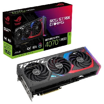 Cartes graphiques ASUS ROG-STRIX-RTX4070TIS-O16G-GAMING (16.0G, PCI-E, VENTIL.)