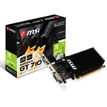 Cartes graphiques MSI GT 710 2GD3H LP (2.0G, PCI-E, SANS VENTIL.)