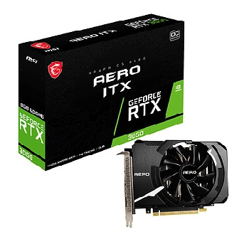 Cartes graphiques MSI RTX 3050 VENTUS 2X 6G OC (6.0G, PCI-E, VENTIL.)