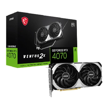 Cartes graphiques MSI RTX 4070 SUPER 12G VENTUS 2X OC (12.0G, PCI-E, VENTIL.)