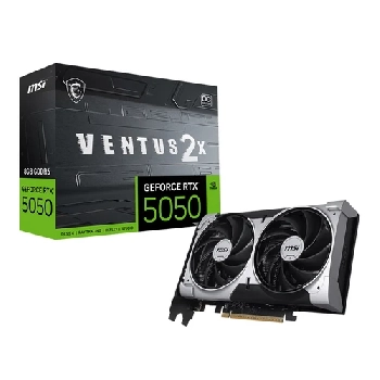 Cartes graphiques MSI RTX 5050 8G VENTUS 2X OC (8.0G, PCI-E, VENTIL.)