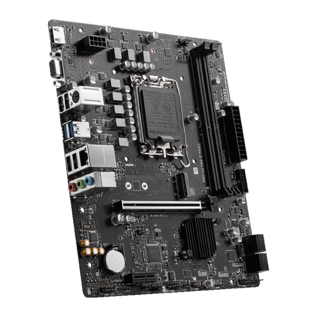 Cartes mères Socket 1700 MSI PRO H610M-E (iH610,S1700,DDR4,PCI-E,MICRO-ATX)