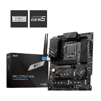Cartes mères Socket 1700 MSI PRO PRO Z790-P WIFI (iZ790,S1700,DDR5,PCI-E,ATX)