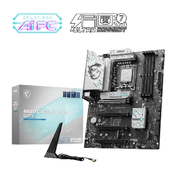Cartes mères Socket 1851 MSI B860 GAMING PLUS WIFI (iB860,S1851,DDR5,PCI-E,ATX)